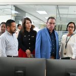 Ministro de Transporte de Jamaica visita instalaciones metro Santo Domingo
